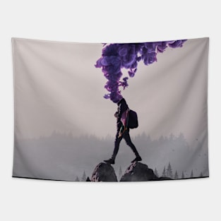 Smoke Head Tapestry