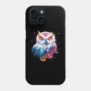 Snowy Owl Smiling Phone Case