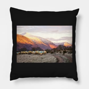 Cladich Winter Landscape Pillow