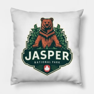 Jasper National Park Canadian Bear Pillow