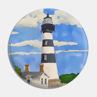 Bodie Lighthouse on Cape Hatteras National Seashore Pin