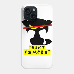 Funny cat meme T-shirt – Quiet yamero (Mozart) Phone Case