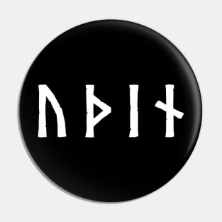 Odin norse runes Pin