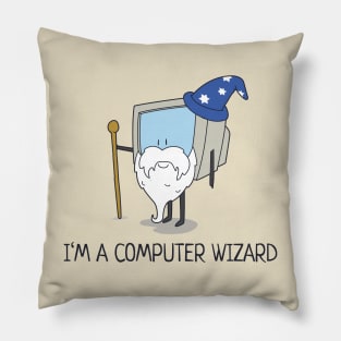 Computer Wizard Pillow