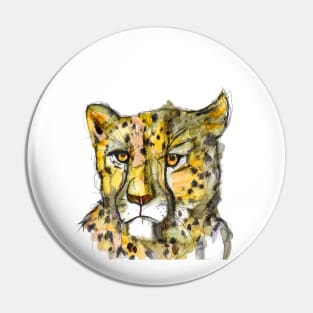 Cheetah in colour. Pin