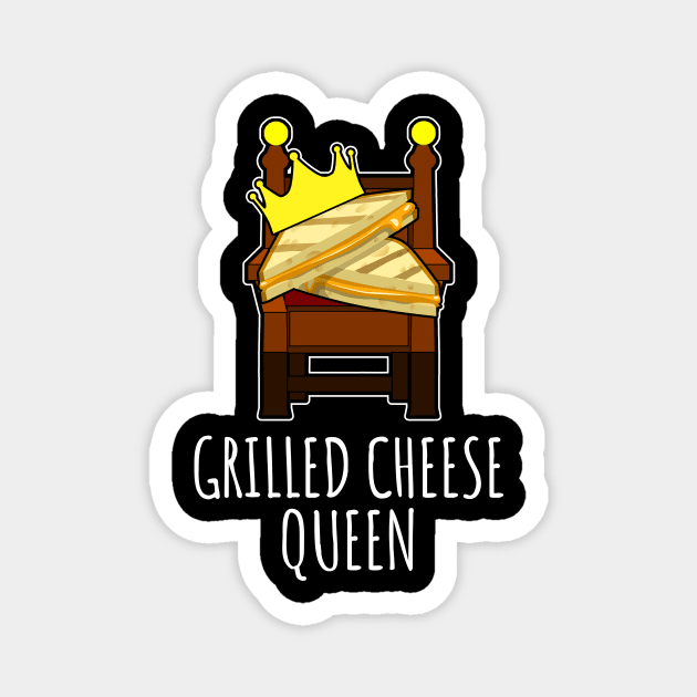 Grilled Cheese Queen Magnet by LunaMay