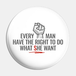 men man women rights Pin