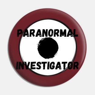 Paranormal Investigator Pin