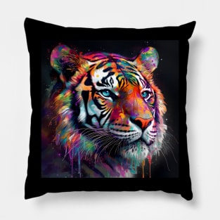 Colorful Tiger Pillow