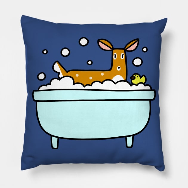 Deer Bath Pillow by saradaboru