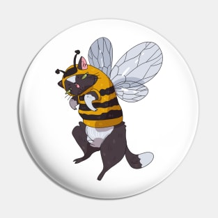 Cat bee Pin