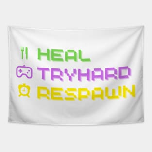 Heal Tryhard Respawn Tapestry