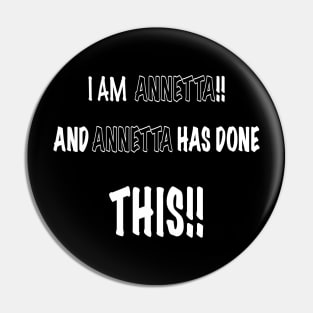 I am annetta and annetta has done this Pin