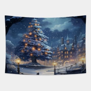 Christmas painting Tapestry