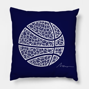 Basketball Ball leaf pattern Pillow