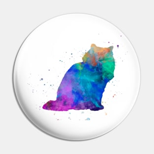 Ragdoll cat in watercolor Pin