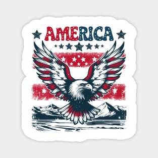Eagle American Patriotic Magnet