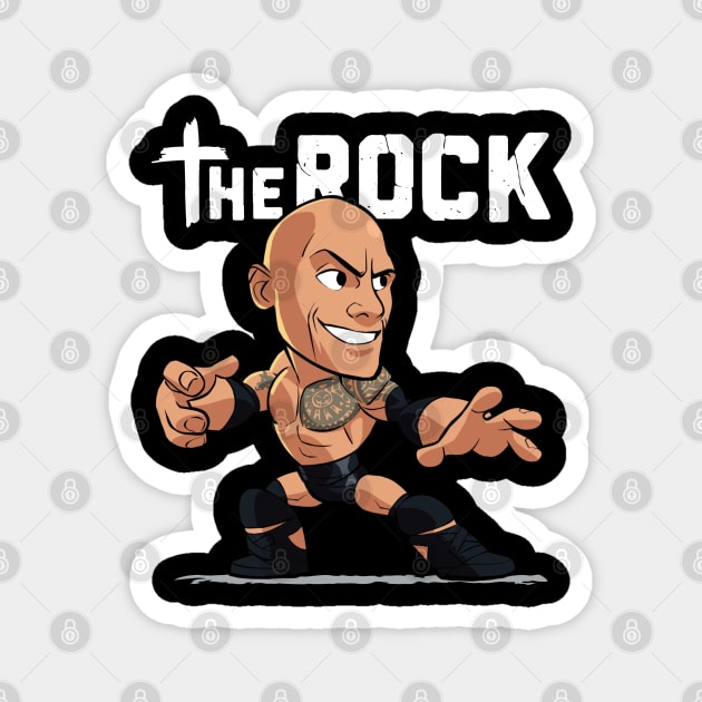 Wwe Smackdown The Rock Magnet by Bernards