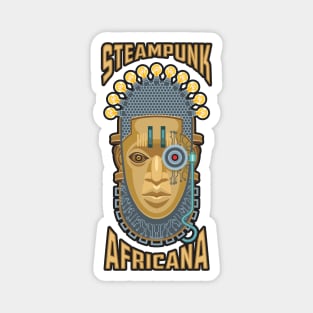 Steampunk Africana - Bronze Sculpture Anachronism 2 Magnet