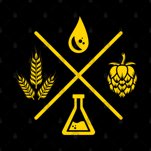 Beer Ingredients (yellow) by dkdesigns27