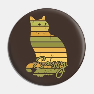 Artistic Cat Pin