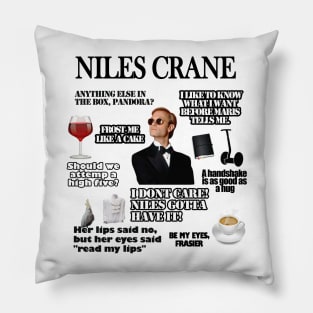 niles crane Pillow