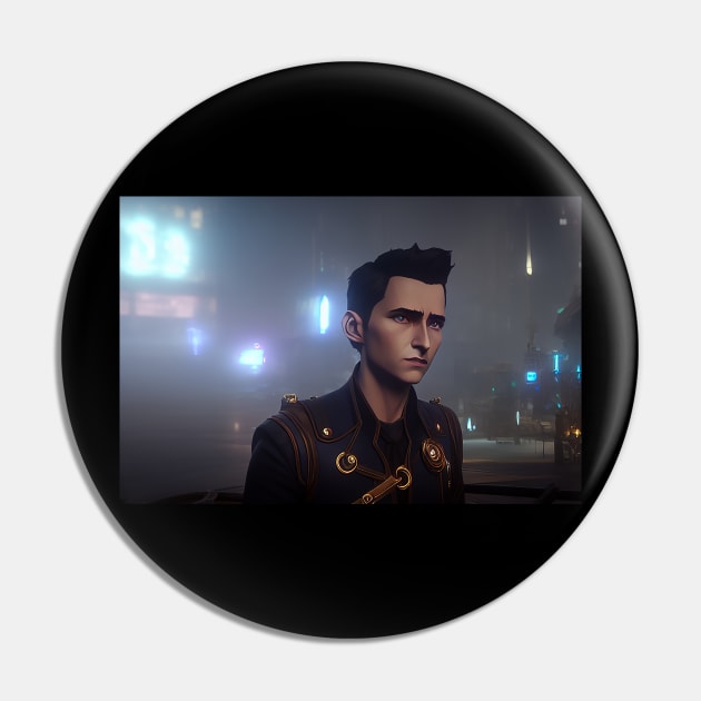 Male Game Character Pin by Mind Tribe