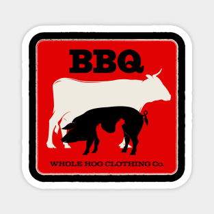 Cow, Pig & Chicken BBQ Magnet