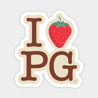 I Love PG! Magnet