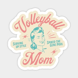 Volleyball Mom (Spiked the Gene Pool) Magnet