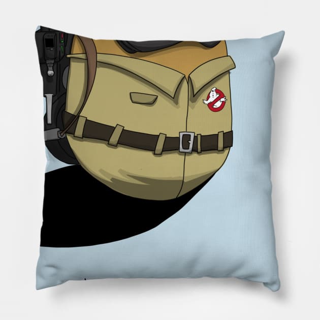 Manghostbusters Pillow by Hawko