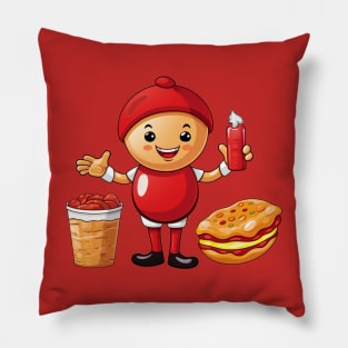 kawaii  junk food T-Shirt cute  funny Pillow