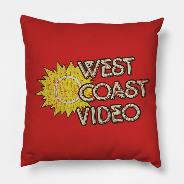 West Coast Video 1983 Pillow by JCD666