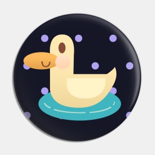 This duck is so happy in his tiny pond Pin