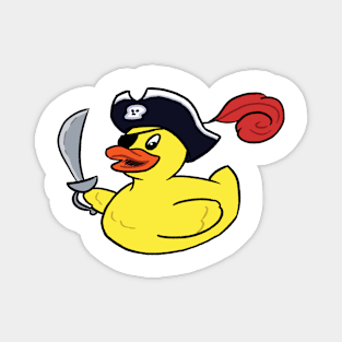 Rubber Duck Pirate Magnet