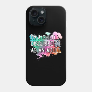 Child Disguised At Heart Dreamer Phone Case