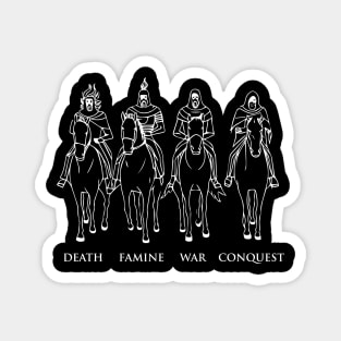 four horsemen of the apocalypse Magnet