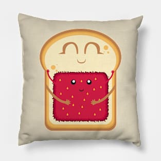 Breakfast Strawberry toast Pillow