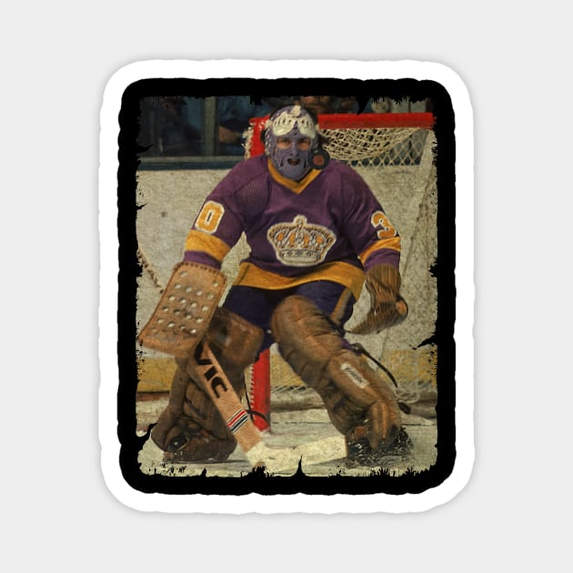 Rogie Vachon - Los Angeles Kings (2.86 GAA) Magnet by Momogi Project