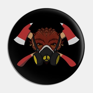 Devil's Firefighter (no caption) Pin