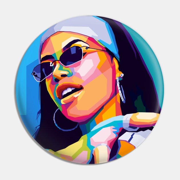 Erykah Wpap Art Pin by SiksisArt