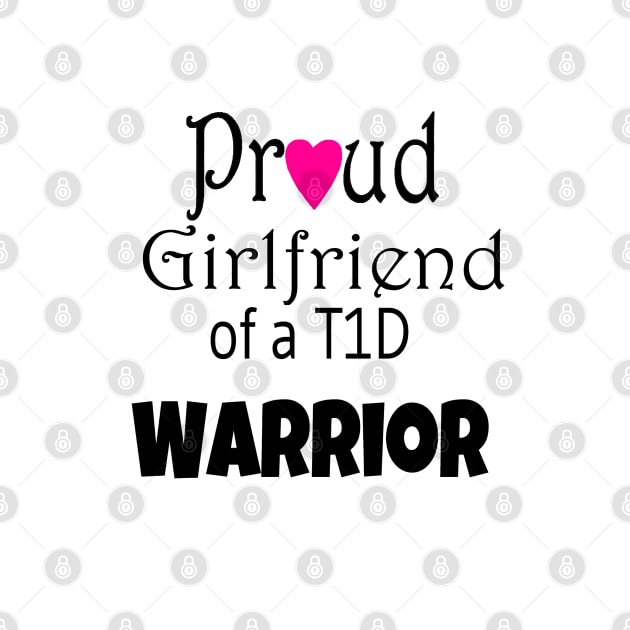 Proud Girlfriend - Black Text - Pink Heart by CatGirl101