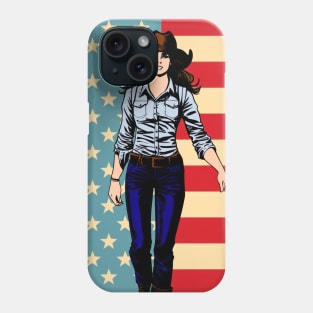 American Cowgirl: A Symbol of the Wes Phone Case