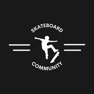 Skateboard Community Silhouette T-Shirt