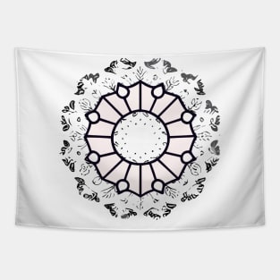 mandala Clamber drawing Tapestry