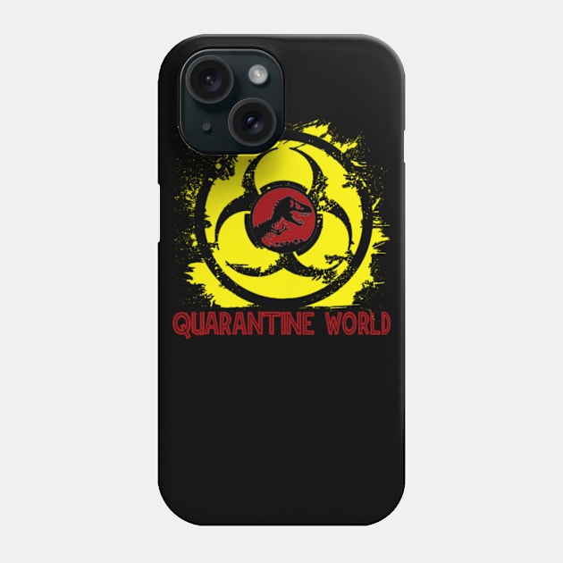 Quarantine World Phone Case by Omarzone