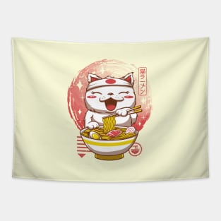 Neko Ramen Tapestry