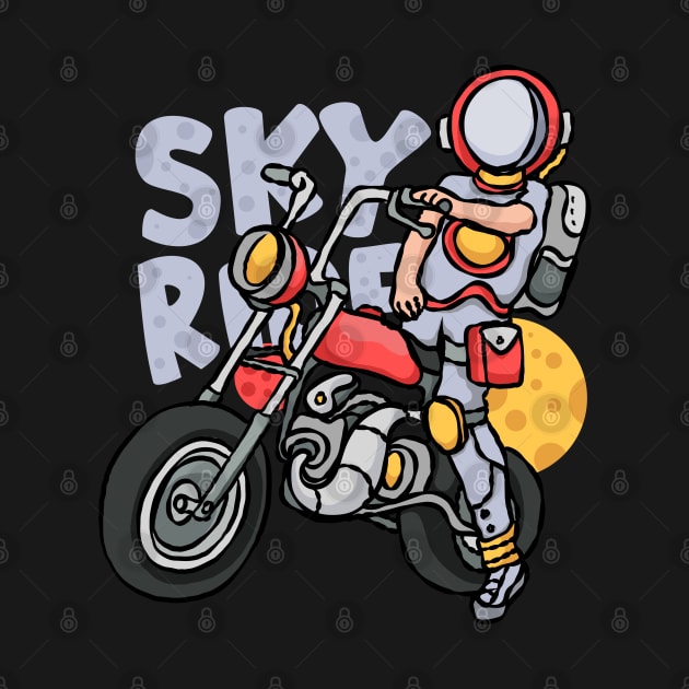 Astronaut rider by Stenau Artwerk