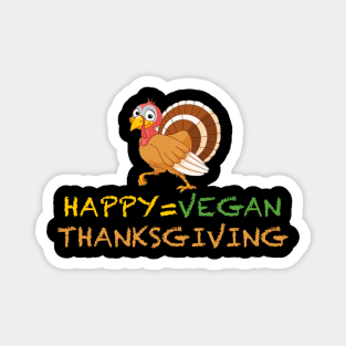 Happy Vegan Thanksgiving Magnet