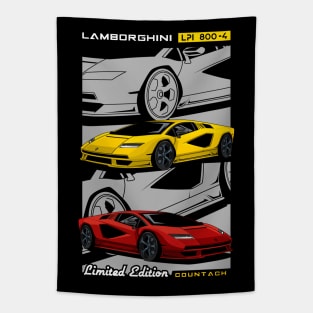 Countach LPI 800-4 Hyper Car Tapestry